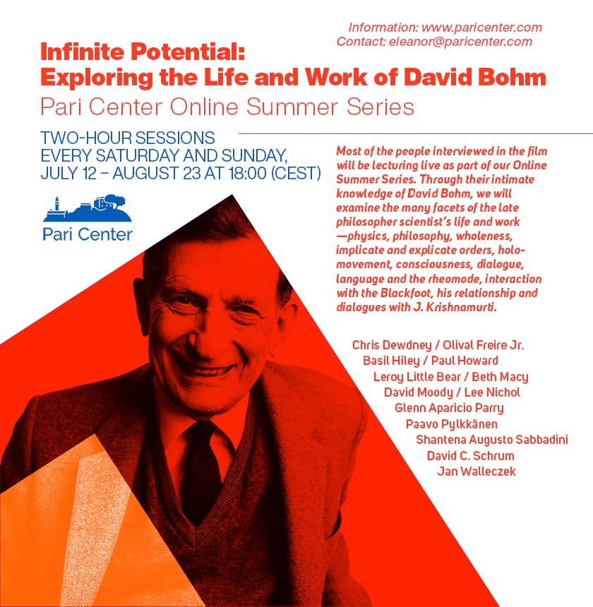 David Bohm Summer Series