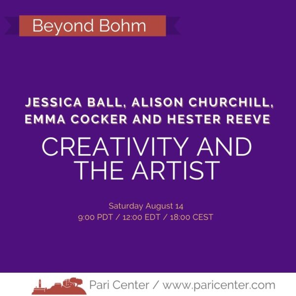 Creativity And The Artist with Jessica Ball,  Alison Churchill, Emma Cocker and Hester Reeve